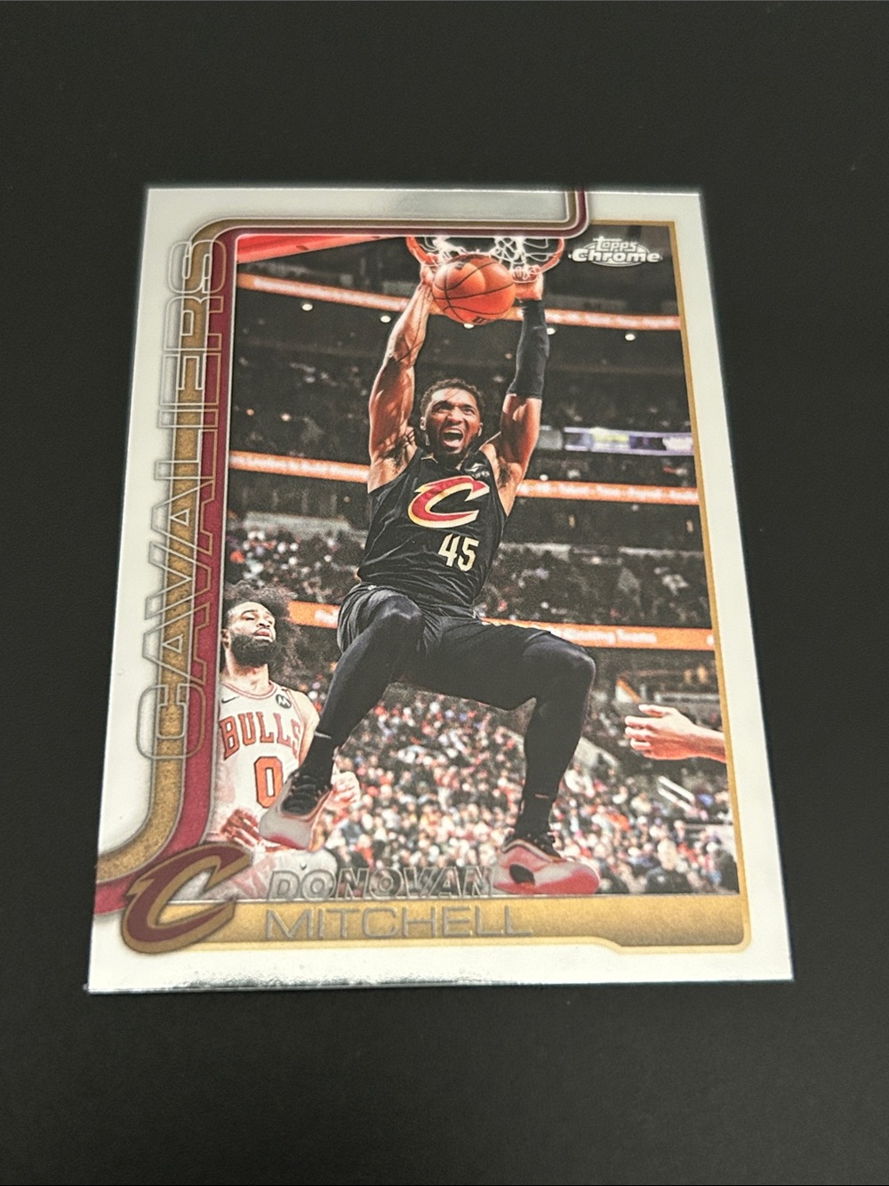 Topps Chrome Cleveland Cavaliers Donovan Mitchell Basketball Card